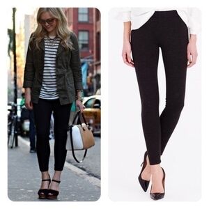 J. Crew Cropped Pixie Pants Black Womens Size‎ 4 Skinny